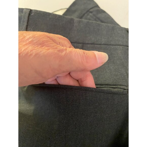 Oscar De La Renta 2 pc Gray Suit Single-Breast Jacket Blazer Pants XL - Picture 14 of 16